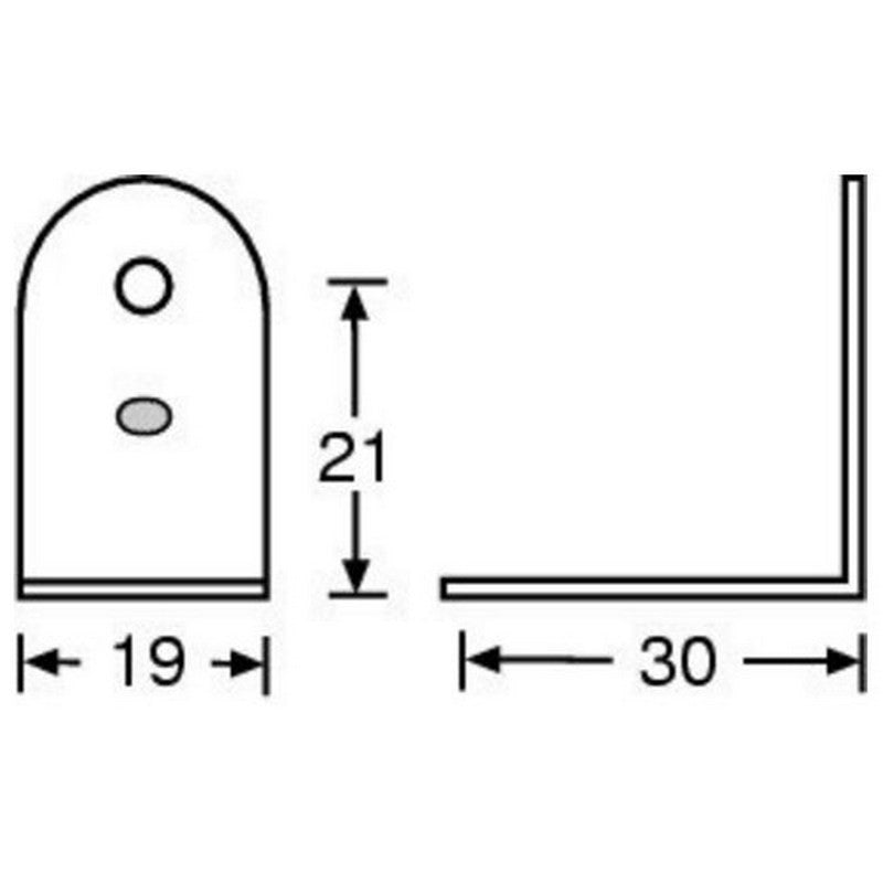 Adam Hall 4041 Escuadra 19X30 Cinc 2