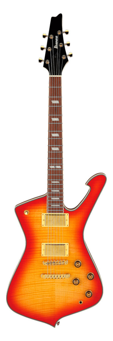Ibanez IC420FM CR Iceman Guitarra Eléctrica Cherry Sunburst 1