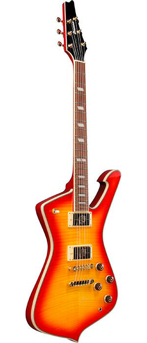 Ibanez IC420FM CR Iceman Guitarra Eléctrica Cherry Sunburst 2