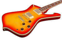 Ibanez IC420FM CR Iceman Guitarra Eléctrica Cherry Sunburst 4