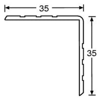 Adam Hall 6111 Perfil Angular de Aluminio 35X35mm 2