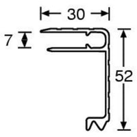 Adam Hall 6116 Perfil Lidmaker de Aluminio para 7mm 2