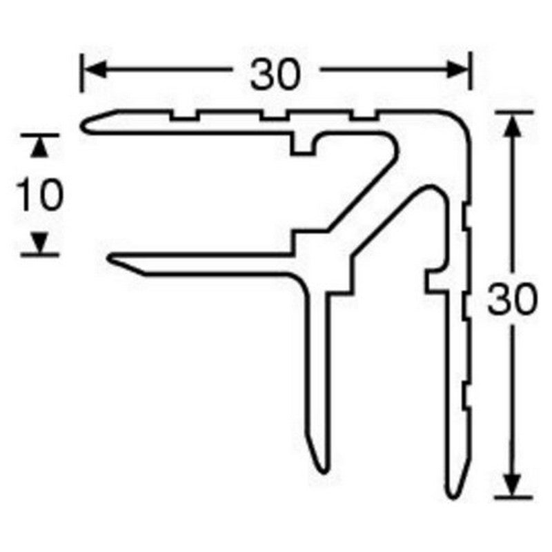 Adam Hall 6119 Perfil Casemaker de Aluminio para 10mm 2