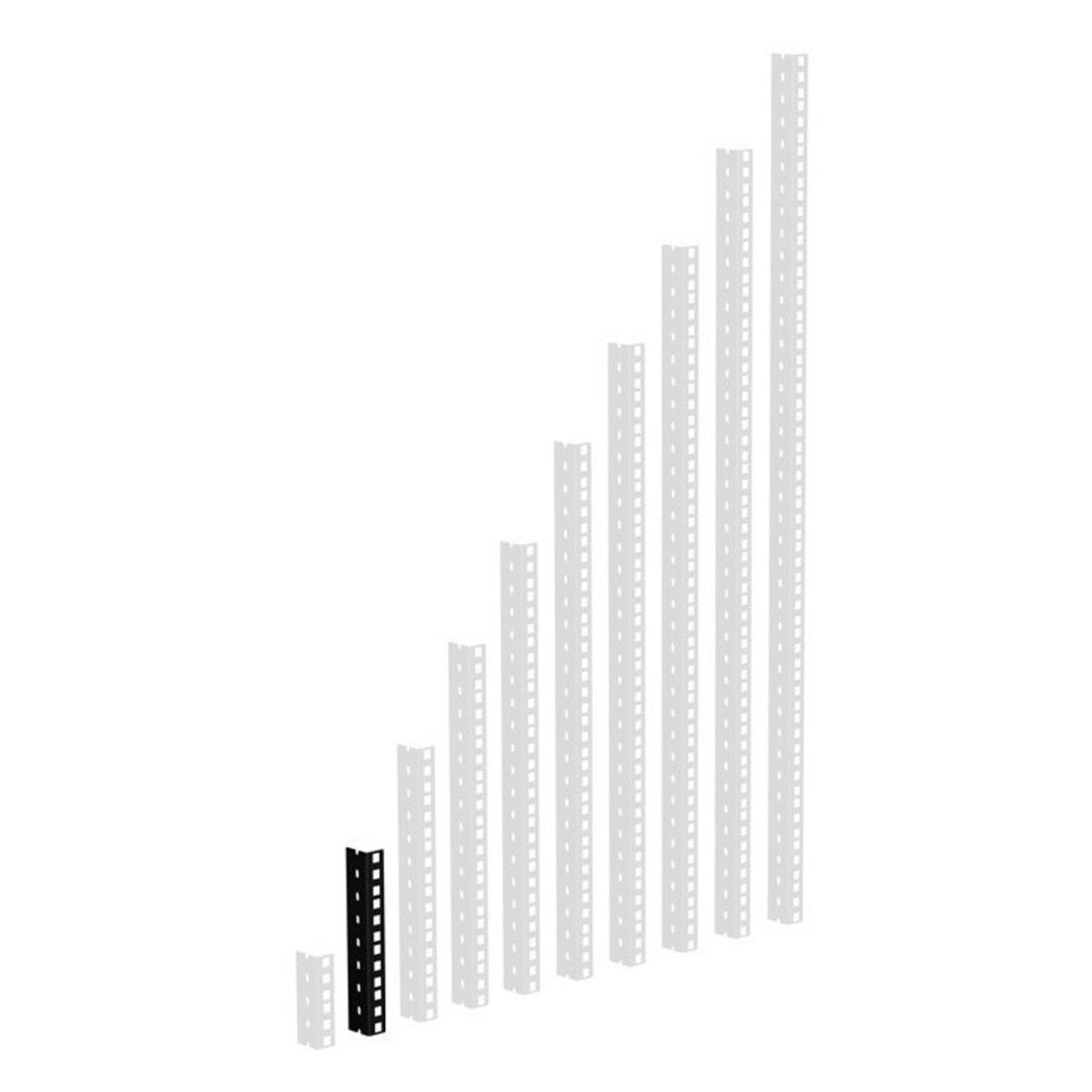 Adam Hall 61535B4 Perfil de Rack de Alta Resistencia Negro 4U 2