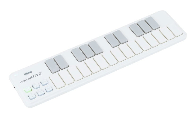 Korg Nanokey 2 Controlador Ultrafino Blanco de 25 Teclas Sensibles 2