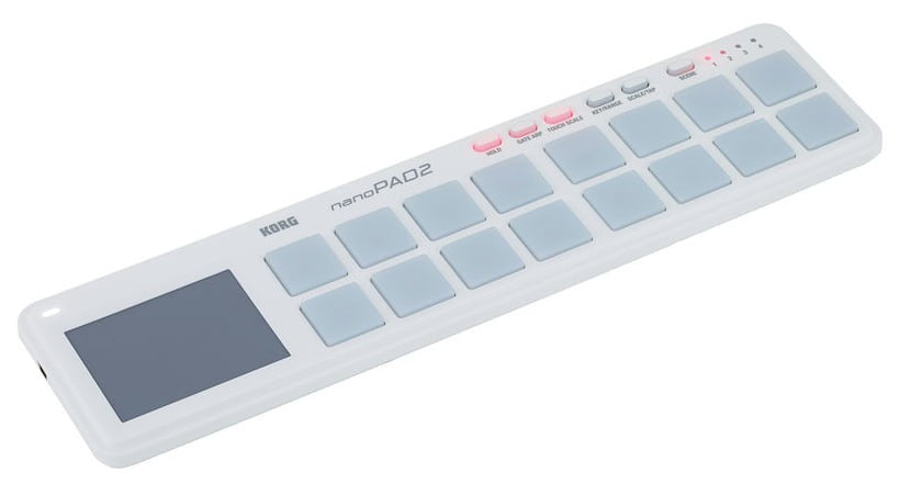 Korg Nanopad 2 Controlador Ultrafino Blanco Alimentado por USB 2