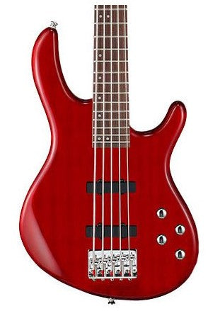 Cort Action Bass V Plus TR Bajo Eléctrico 5 Cuerdas Transparent Red 2