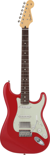 Fender Made in Japan 2024 Collection Hybrid II Stratocaster HSS RW Guitarra Eléctrica Modena Red 1