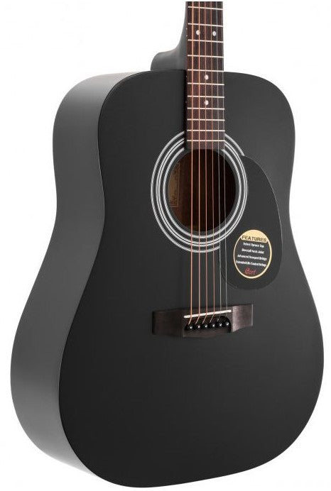 Cort AD810 BKS Guitarra Acústica Dreadnought Black Satin 4