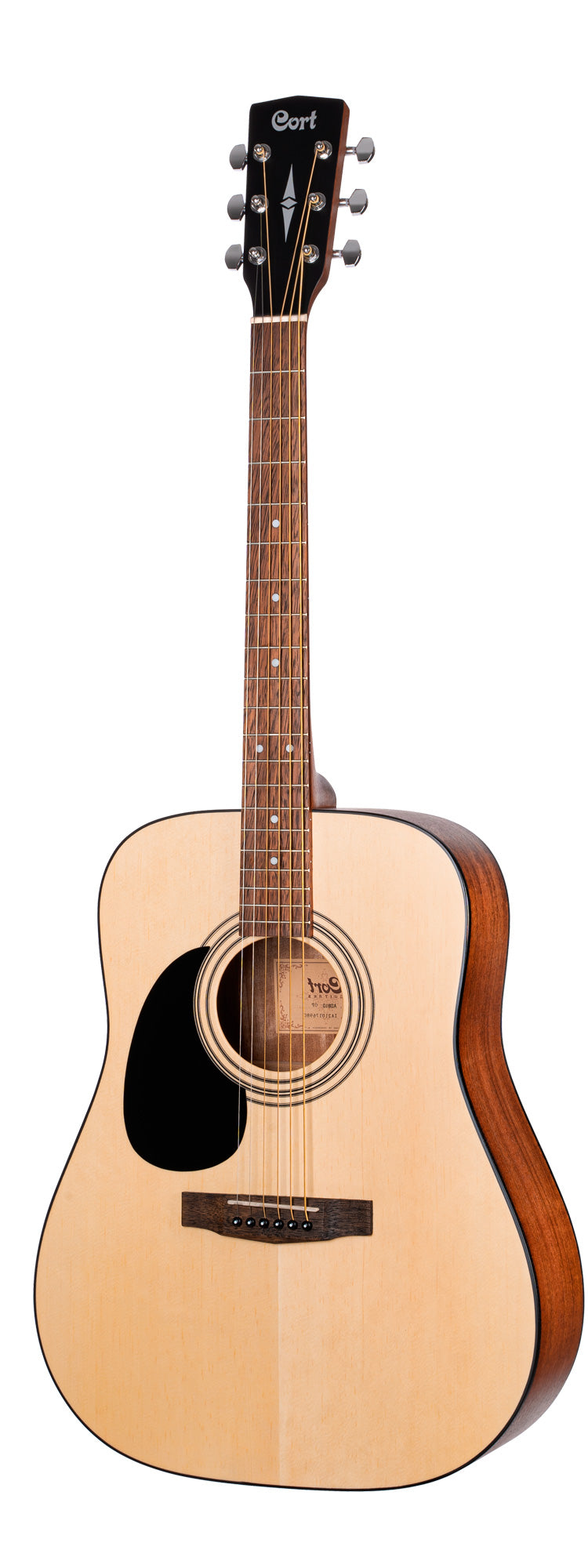 Cort AD810 LH OP Guitarra Acústica Dreadnought para Zurdos Natural 1