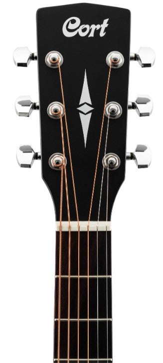 Cort AD810E BKS Guitarra Electroacústica Dreadnought Black Satin 2