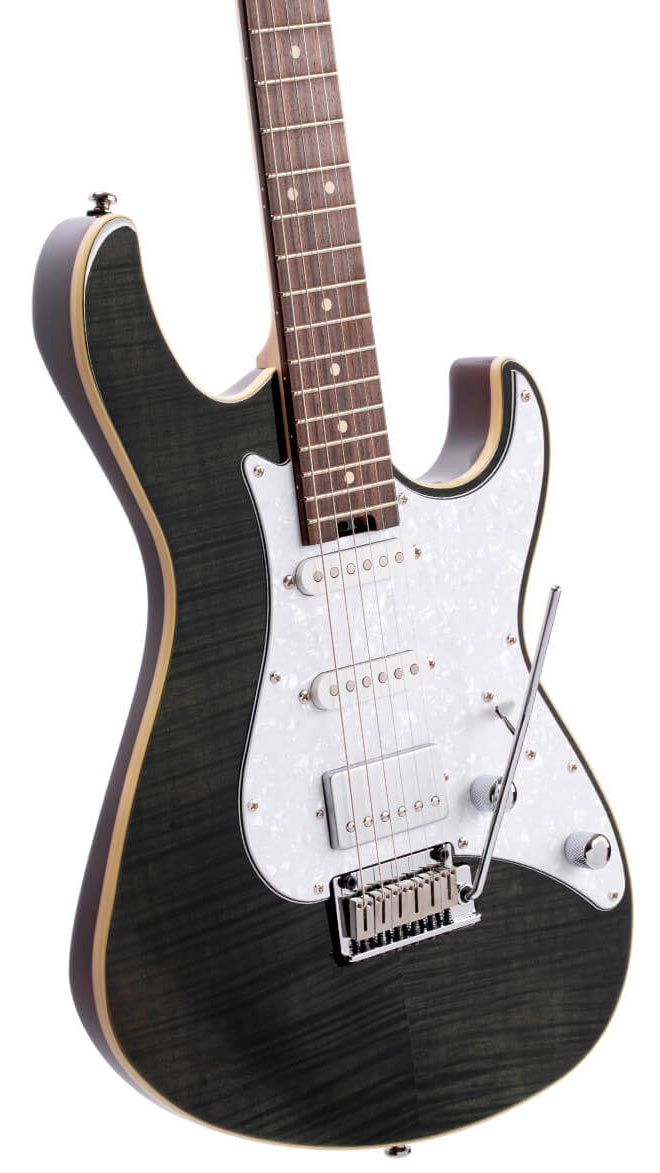 Cort G280 TBK Guitarra Eléctrica Transparent Black 3