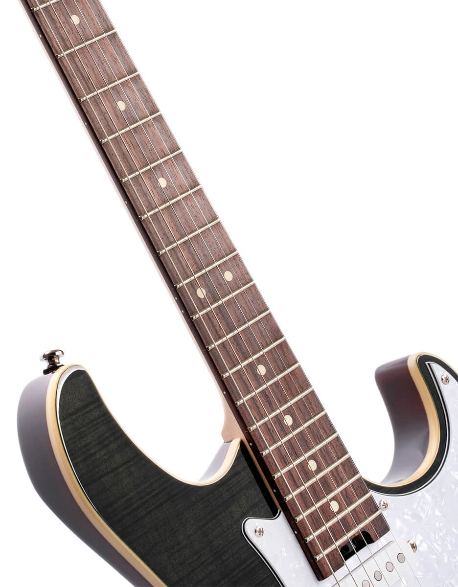 Cort G280 TBK Guitarra Eléctrica Transparent Black 7