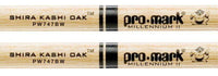 Pro Mark PW747BW Classic Attack Shira Kashi Oak Par Baquetas Batería 2