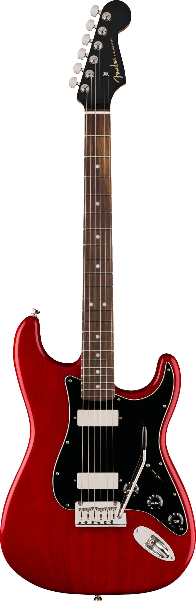 Fender American Professional II Stratocaster MAH HH RW Guitarra Eléctrica Crimson Transparent 1