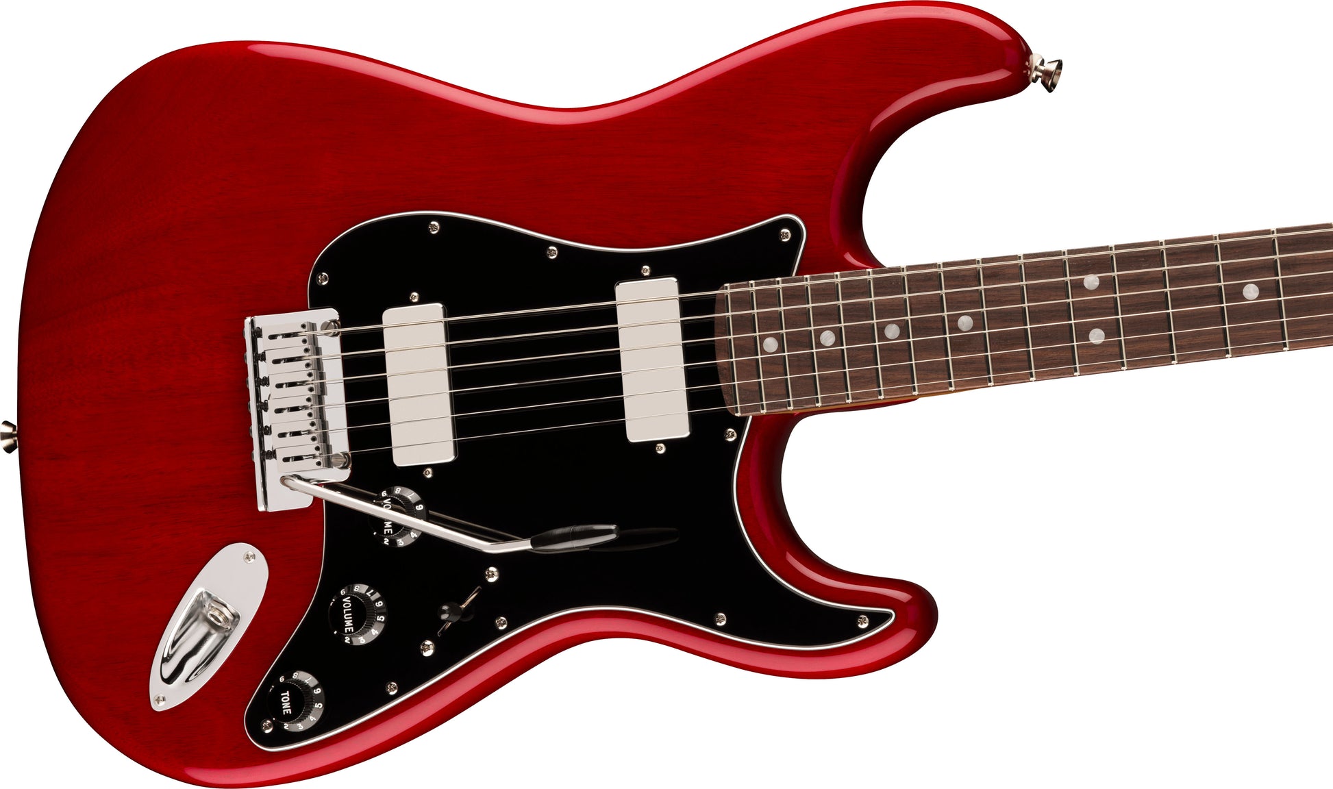 Fender American Professional II Stratocaster MAH HH RW Guitarra Eléctrica Crimson Transparent 3