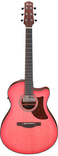 Ibanez AAM50CE CRO Guitarra Electroacústica Auditorio Coral Red Burst 1