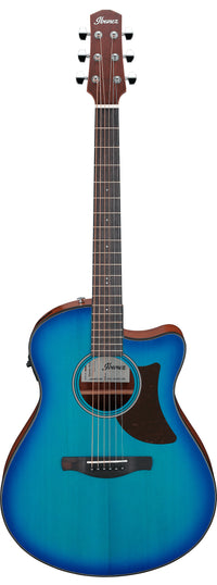 Ibanez AAM50CE SBO Guitarra Electroacústica Auditorio Sapphire Blue Burst 1