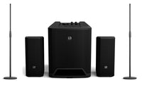 LD Systems -Pack- DAVE10 G4X Sistema Compacto de PA Activo + Soporte Altavoz 1