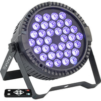 Ibiza Light Thinpar-36X3Uv Proyector Par Extraplano 36 Leds UV 3W 1