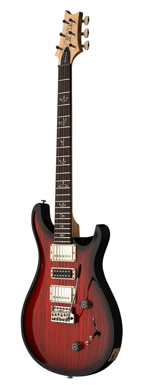 PRS Swamp Ash Special SSB Guitarra Eléctrica Scarlet Smokeburst 2