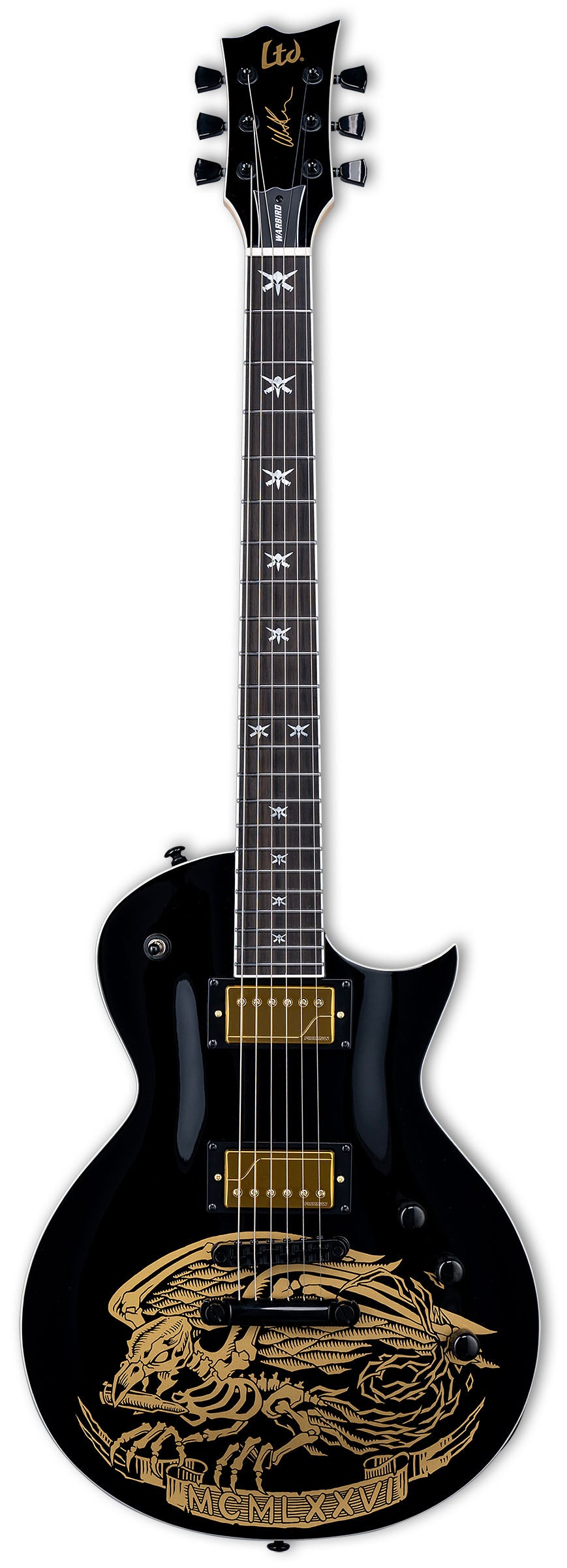 ESP LTD WA-Warbird BLK Will Adler Guitarra Eléctrica Negra 1