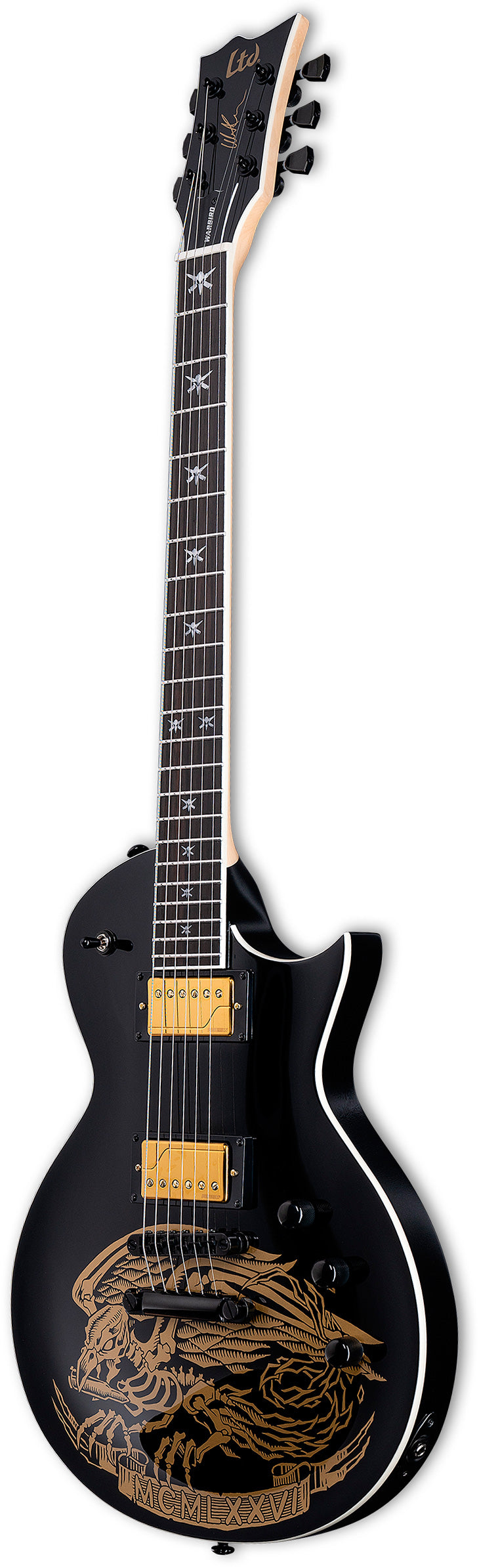 ESP LTD WA-Warbird BLK Will Adler Guitarra Eléctrica Negra 2