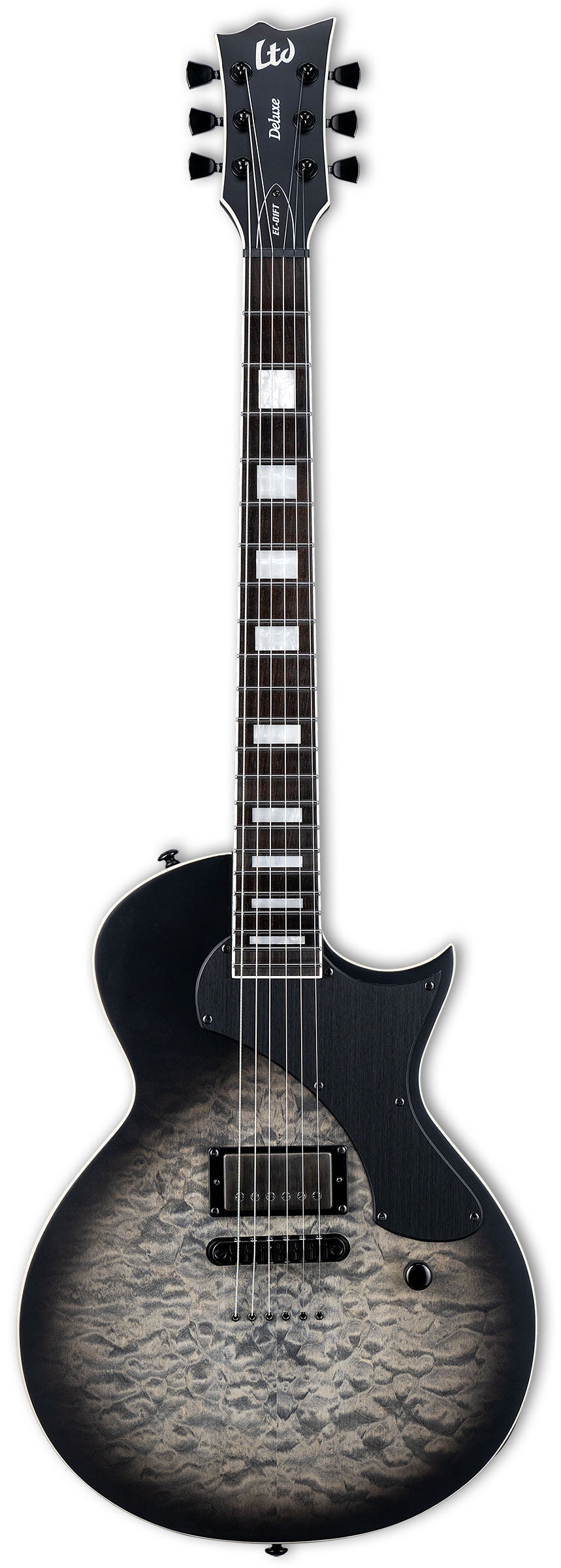 ESP LTD EC01FT CBS Guitarra Eléctrica Charcoal Burst Satin 1