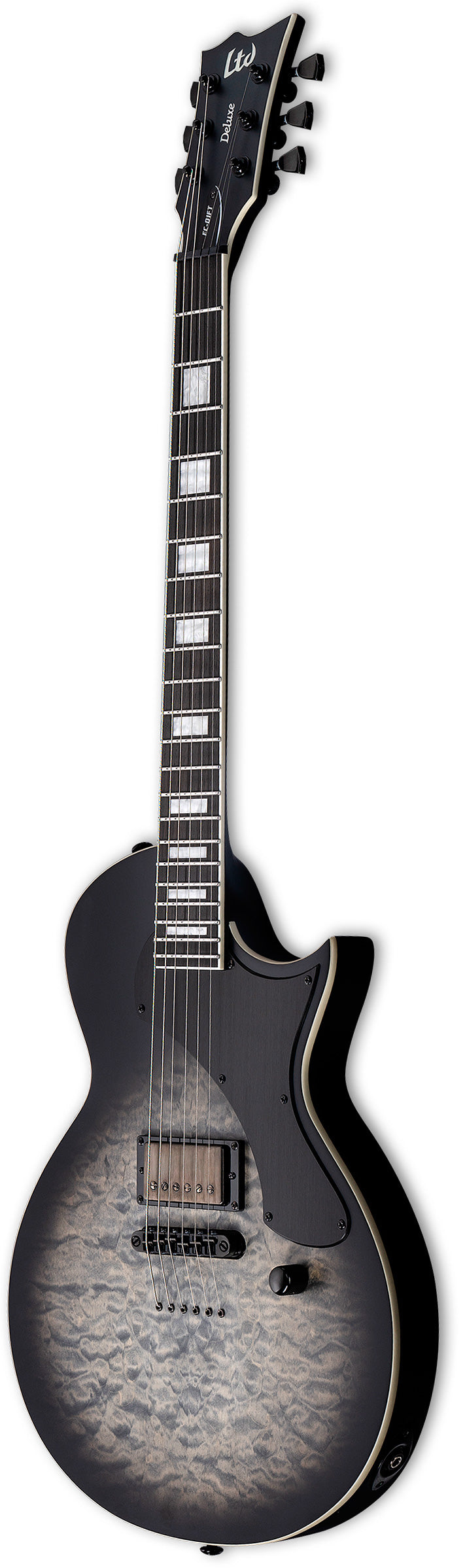 ESP LTD EC01FT CBS Guitarra Eléctrica Charcoal Burst Satin 2