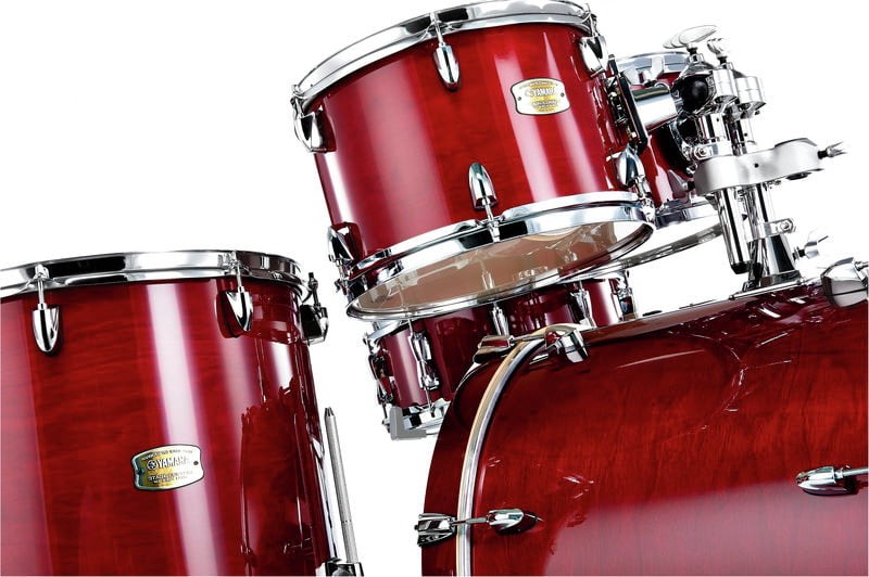 Yamaha SBP2F5 CR HW780 Stage Custom Birch Batería Acústica con Herrajes Cranberry Red 5