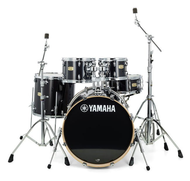 Yamaha SBP2F5 RB HW780 Stage Custom Birch Batería Acústica con Herrajes Raven Black 2