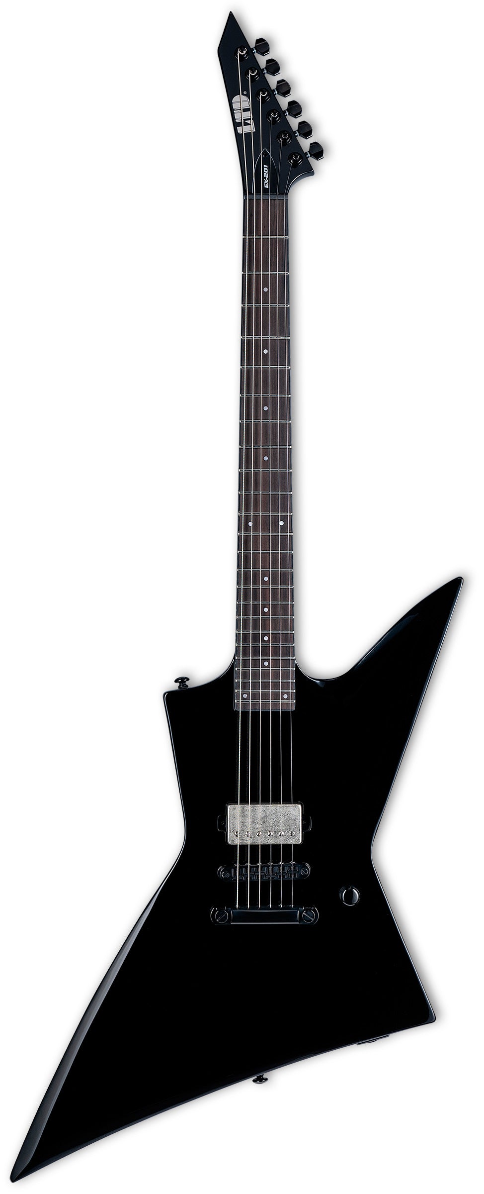 ESP LTD EX201 BLK Guitarra Eléctrica Negra 1
