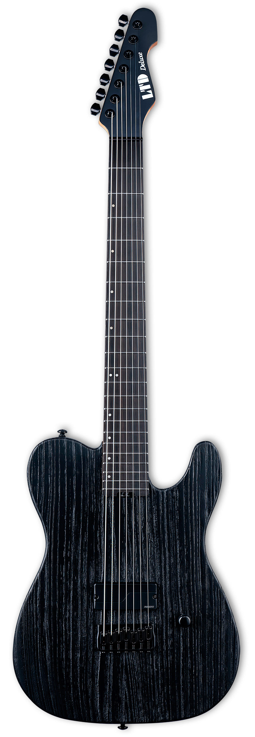 ESP LTD TE1007 Baritone BB Guitarra Eléctrica 7 Cuerdas Black Blast 1