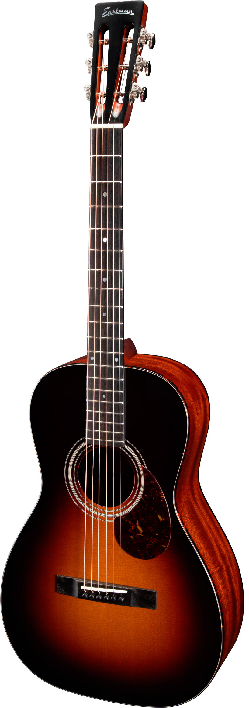 Eastman E1P DLX SB Guitarra Electroacústica Parlor Sunburst 1