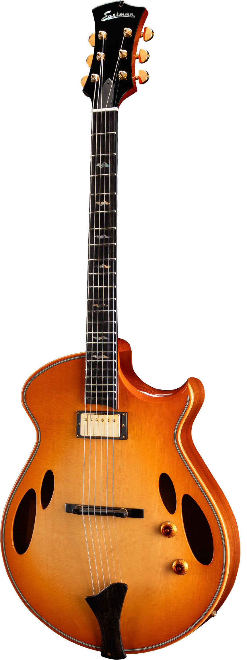 Eastman ER4-PB El Rey Signature Archtop Guitarra Eléctrica Pomona Burst 1