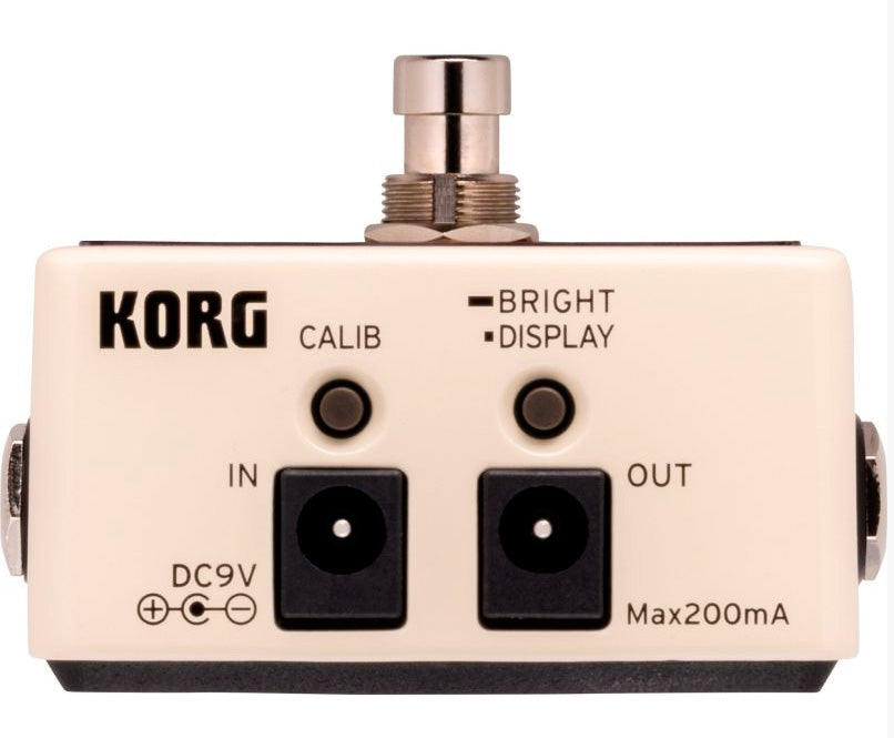 Korg Pitchblack X CR Pedal Afinador Cromático Crema 3