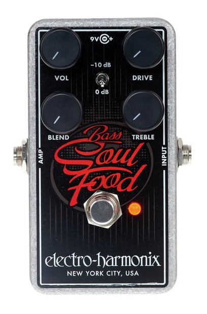 Electro Harmonix Bass Soul Food Pedal Overdrive Bajo 1