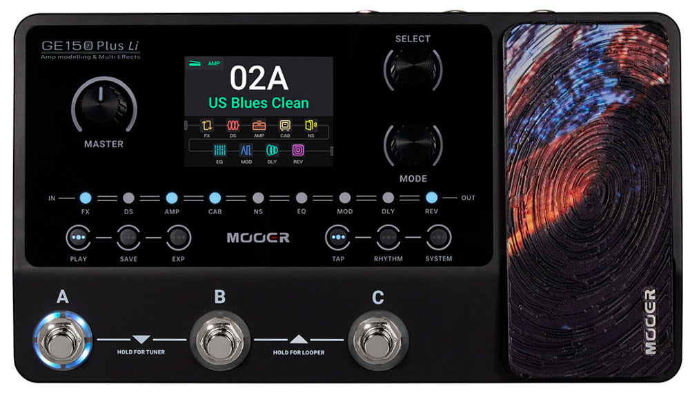 Mooer GE150 Plus LI Pedalera Multiefectos con Batería Recargable 1