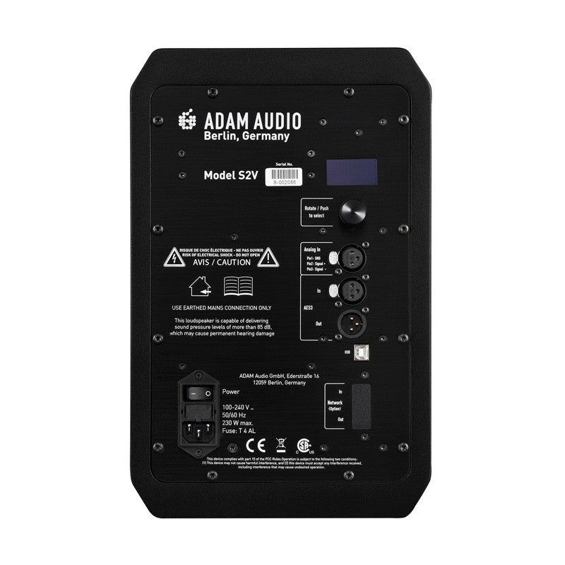 Adam Audio S2V Monitor de Estudio Activo. Unidad 5