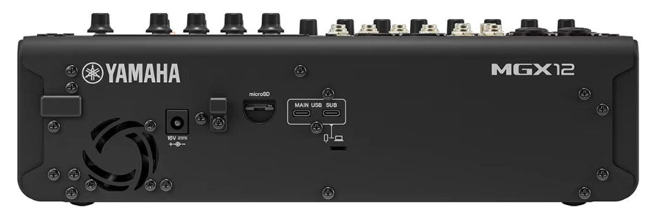 Yamaha MGX12B Mesa de Mezclas 12 Canales Negra 5
