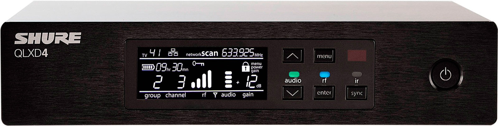 Shure QLXD4E H51 Receptor Inalámbrico True Diversity 1