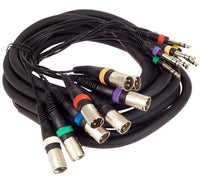 Adam Hall K3L8MV0300 Cable Multicore 8 X XLR Macho a 8 X Jack Estéreo 3 Metros 2