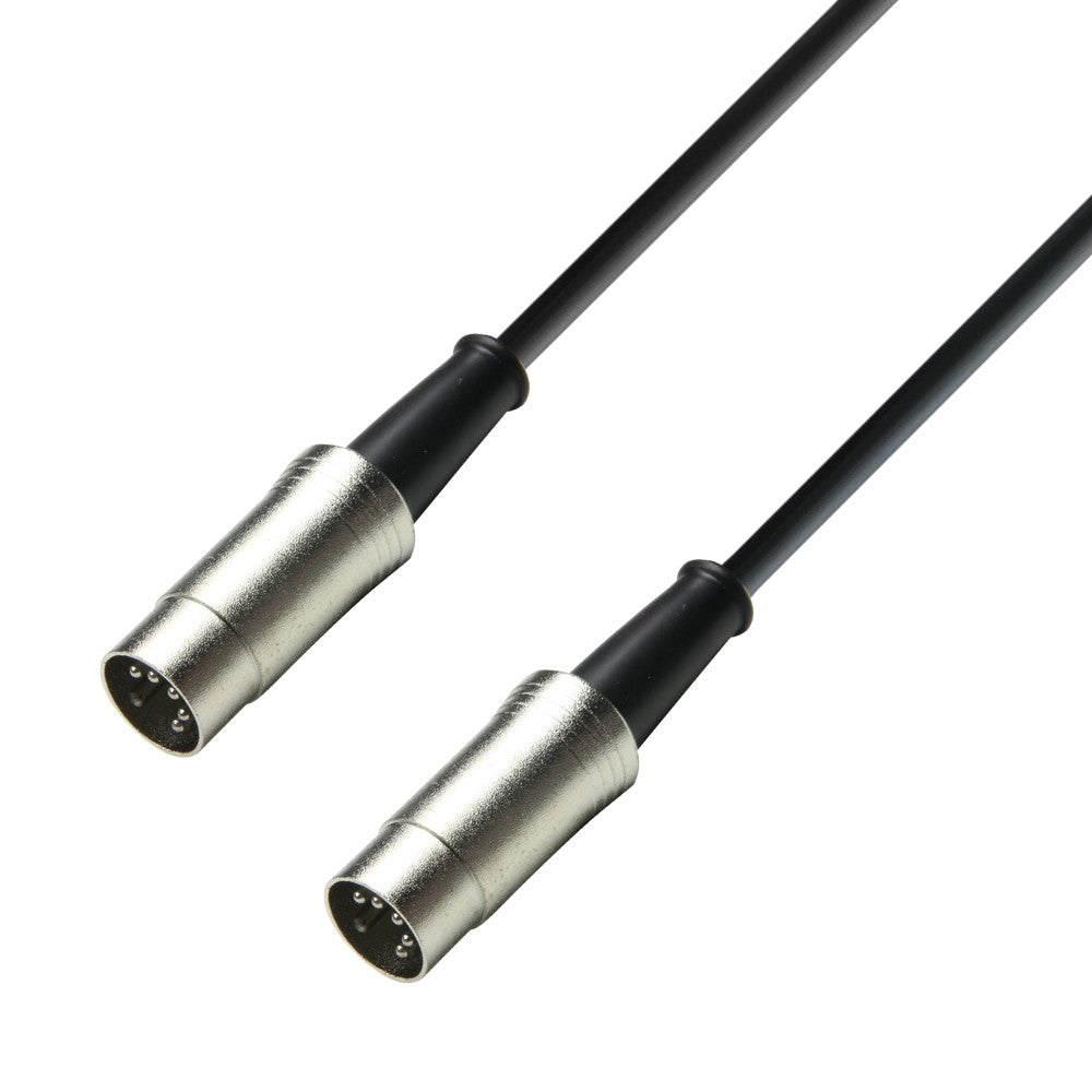 Adam Hall K3MIDI0300BLk5 Cable Midi 3 Metros Negro 5 Polos 1