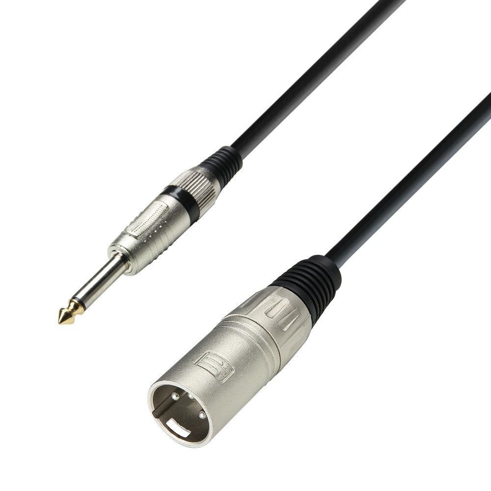 Adam Hall K3MMP0300 Cable de Micrófono XLR Male a Jack Mono 3 Metros 1