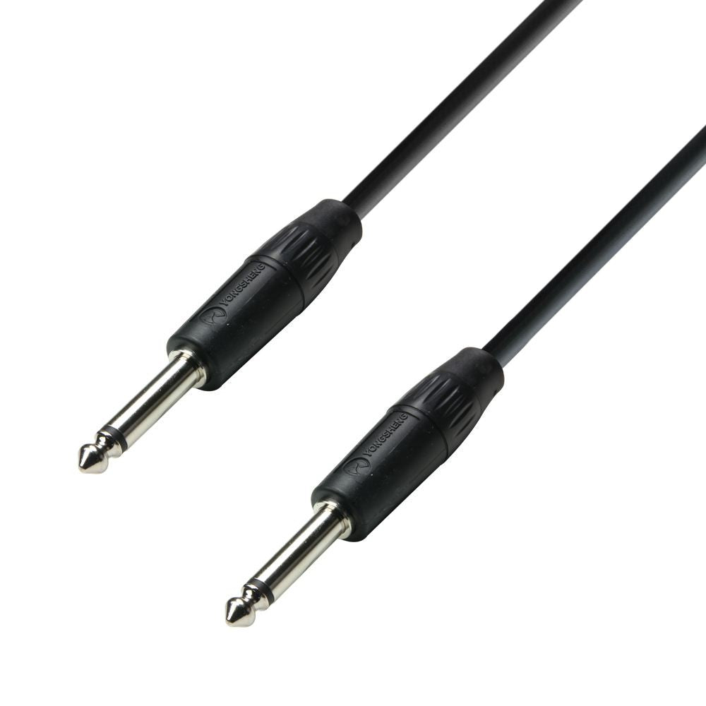 Adam Hall K3S215PP0150 Cable Altavoz 2 X 1.5 mm2 6.3 mm Jack Mono a 6.3 mm Jack Mono 1.5 Metros 1