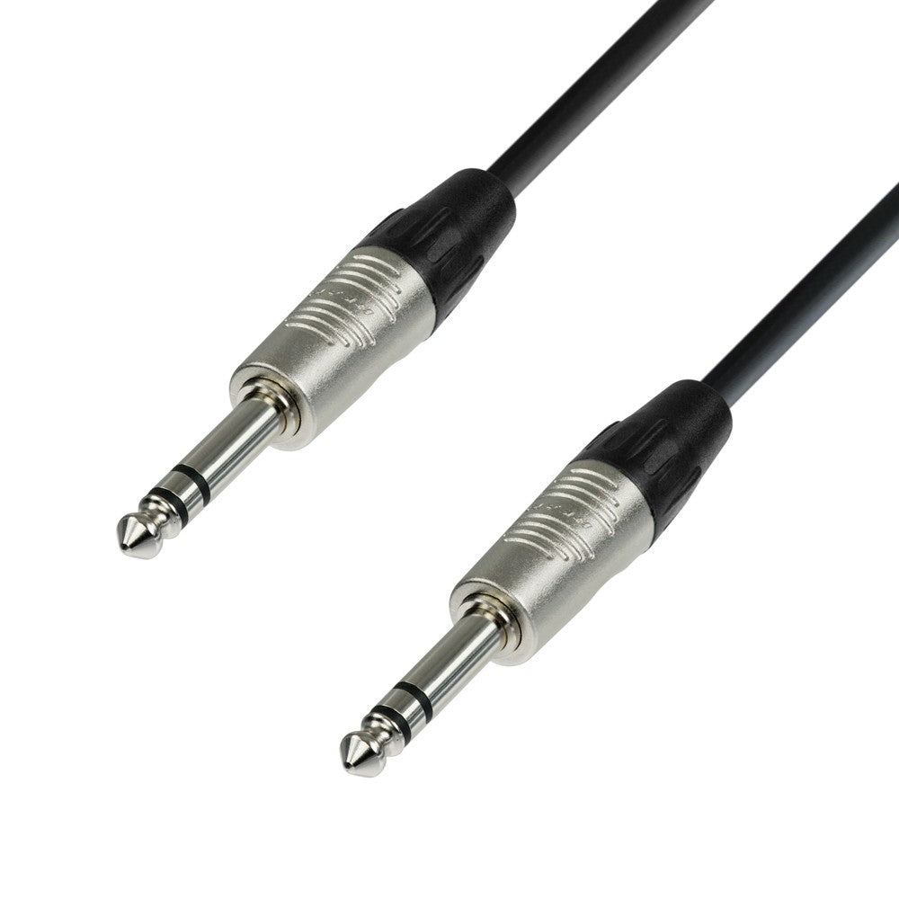 Adam Hall K4BVV0060 Latiguillo de Cable REAN Jack Stereo a Jack Stereo 60cm 1