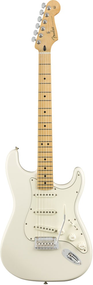 Fender Player Stratocaster MN Guitarra Eléctrica Polar White 1