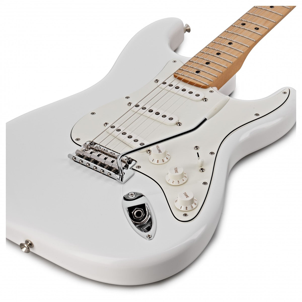 Fender Player Stratocaster MN Guitarra Eléctrica Polar White 10