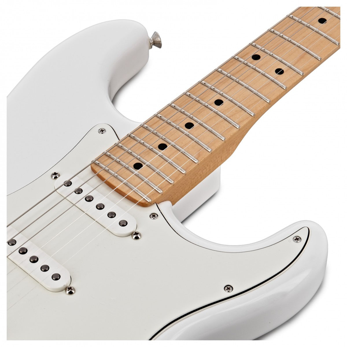 Fender Player Stratocaster MN Guitarra Eléctrica Polar White 11