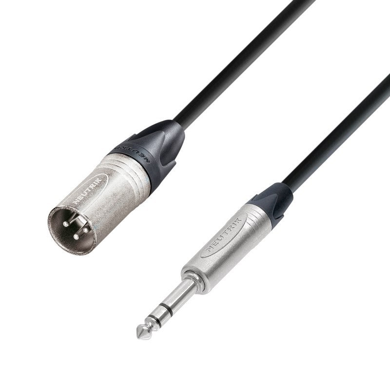 Adam Hall K5BMV0150 Cable Audio Neutrik XLR Macho a 6.3 mm Jack Estéreo 1.5 Metros 1